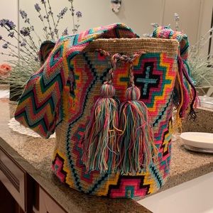 Authentic Colombian wayuu tribe crossbody bag